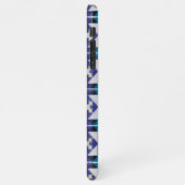 Portugiesische Tiles - Azulejo Diamond Geometric iPhone Hülle (Linke Seite)