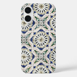 Portugiesische Tiles - Azulejo - farbenfrohe Geome iPhone 16 Hülle
