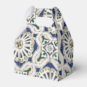 Portugiesische Tiles - Azulejo - farbenfrohe Geome Geschenkschachtel (Rückseite)