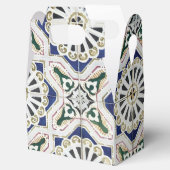 Portugiesische Tiles - Azulejo - farbenfrohe Geome Geschenkschachtel (Geöffnet)