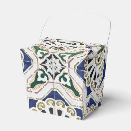 Portugiesische Tiles - Azulejo - farbenfrohe Geome Geschenkschachtel