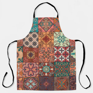 Portugiesische Tiles: Talavera Style Azulejo. Schürze