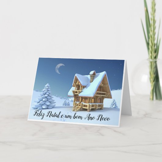 Portugiesische Urlaubskarte Feiertagskarte (Vorderseite)