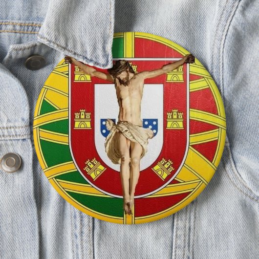 Portugiesische Volkskunst Button (Beispiel)