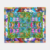 Portugiesische Volkskunst Fleece Blanket (Vorderseite (Horizontal))