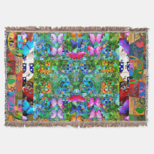 Portugiesische Volkskunst Fleece Blanket Decke