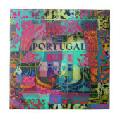 Portugiesische Volkskunst Fliese (Vorderseite)