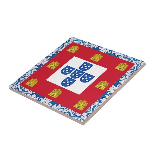 Portugiesische Volkskunst Fliese (Seite)