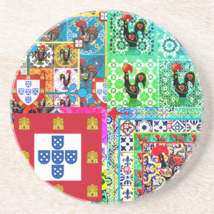 Portugiesische Volkskunst Getränkeuntersetzer