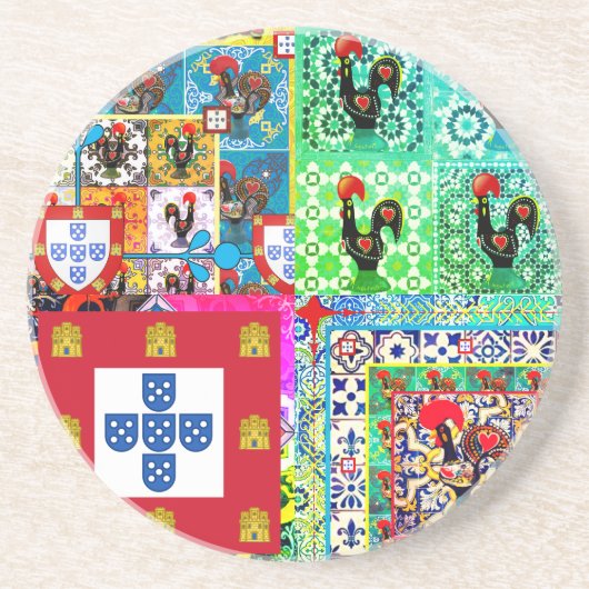 Portugiesische Volkskunst Getränkeuntersetzer (Vorne)