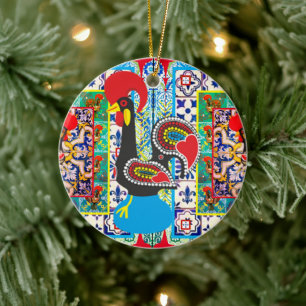 Portugiesische Volkskunst Keramik Ornament