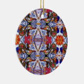 Portugiesische Volkskunst Keramik Ornament (Rechts)