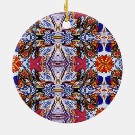 Portugiesische Volkskunst Keramik Ornament (Hinten)