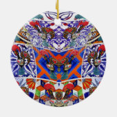 Portugiesische Volkskunst Keramik Ornament (Hinten)