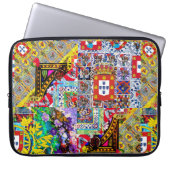 Portugiesische Volkskunst Laptopschutzhülle (Vorderseite)