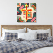 Portugiesische Volkskunst Leinwanddruck (Insitu (Schlafzimmer))