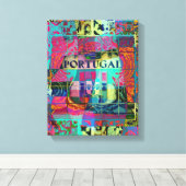Portugiesische Volkskunst Leinwanddruck (Insitu (Holzboden))