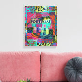 Portugiesische Volkskunst Leinwanddruck (Insitu (Wohnzimmer))