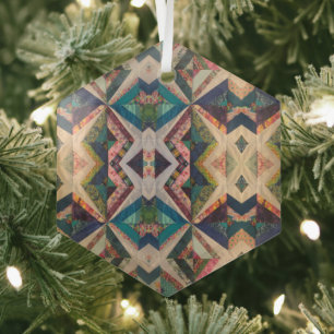 Portugiesische Volkskunst Ornament Aus Glas