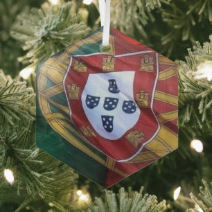 Portugiesische Volkskunst Ornament Aus Glas