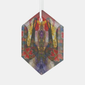 Portugiesische Volkskunst Ornament Aus Glas (Vorderseite Links)