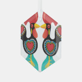 Portugiesische Volkskunst Ornament Aus Glas (Vorderseite Links)