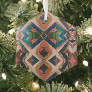 Portugiesische Volkskunst Ornament Aus Glas