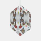 Portugiesische Volkskunst Ornament Aus Glas (Vorderseite Links)