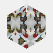 Portugiesische Volkskunst Ornament Aus Glas (Rückseite)