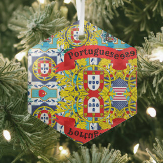 Portugiesische Volkskunst Ornament Aus Glas