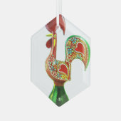 Portugiesische Volkskunst Ornament Aus Glas (Vorderseite Links)