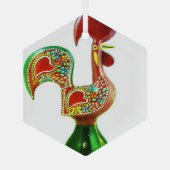 Portugiesische Volkskunst Ornament Aus Glas (Rückseite)