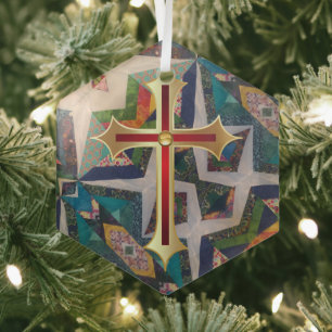 Portugiesische Volkskunst Ornament Aus Glas
