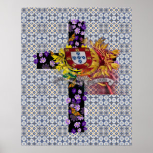 Portugiesische Volkskunst Poster