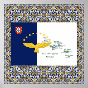 Portugiesische Volkskunst Poster