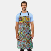 Portugiesische Volkskunst Schürze (Getragen)