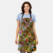 Portugiesische Volkskunst Schürze (Getragen)