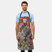 Portugiesische Volkskunst Schürze (Getragen)