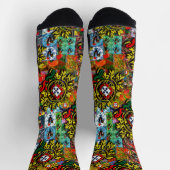 Portugiesische Volkskunst Socken (Oben)