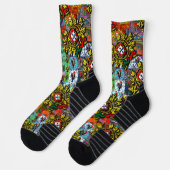 Portugiesische Volkskunst Socken (Links)