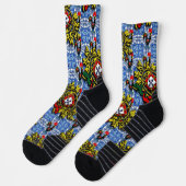 Portugiesische Volkskunst Socken (Links)