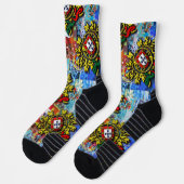 Portugiesische Volkskunst Socken (Links)