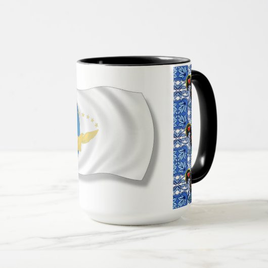 Portugiesische Volkskunst Tasse (VorderseiteRechts)