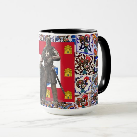 Portugiesische Volkskunst Tasse (VorderseiteRechts)