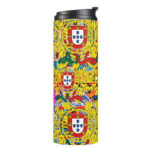 Portugiesische Volkskunst Thermosbecher