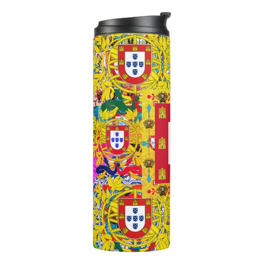 Portugiesische Volkskunst Thermosbecher (Nach links gedreht)