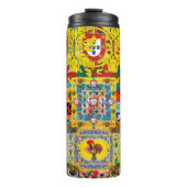 Portugiesische Volkskunst Thermosbecher (Vorderseite)
