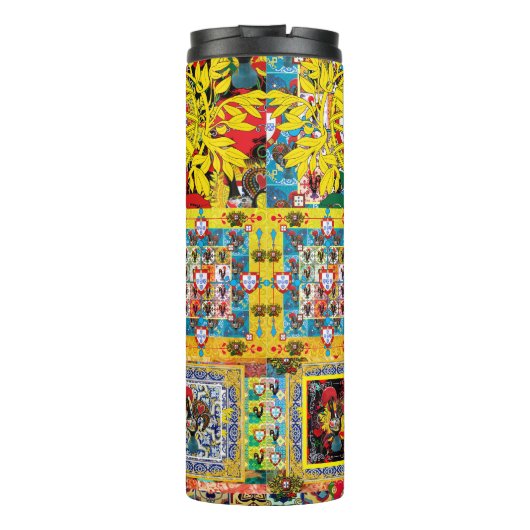 Portugiesische Volkskunst Thermosbecher (Rückseite)