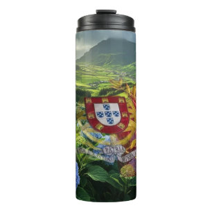 Portugiesische Volkskunst Thermosbecher