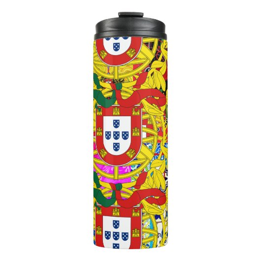 Portugiesische Volkskunst Thermosbecher (Vorderseite)